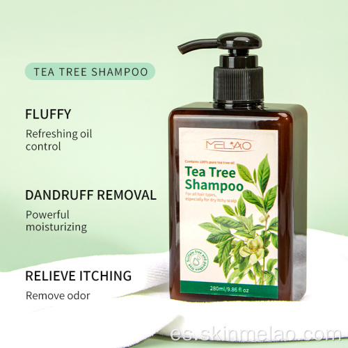 Champú de árbol de té y baño de baño de baño